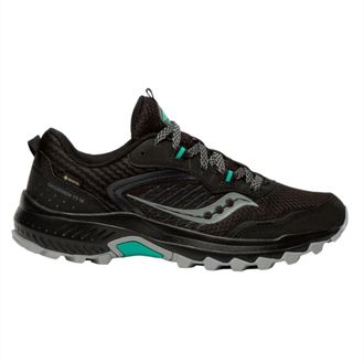 Saucony Womens Excursion Tr15 Gtx Sneakers In Black/jade