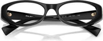 Miu Miu Glasses, female, Black, Size: 55 MM MU 03Zv Optical Frame