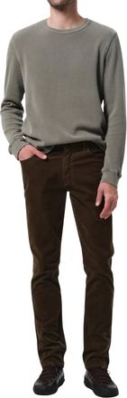 Citizens Of Humanity Gage Slim Straight Corduroy Pants In Olive
