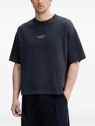 Barena logo-embroidered T-shirt - Blue