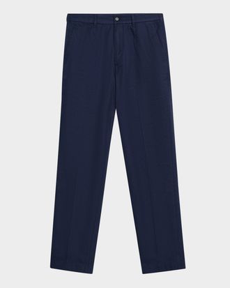 Dunhill Mens Cotton Gabardine Tailored Chino Pants