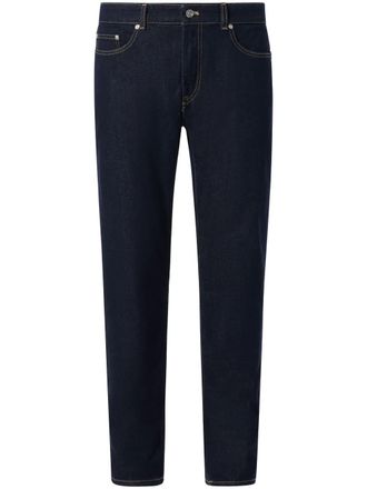 Lacoste slim-cut jeans - men - Cotton - 42/32 - Blue