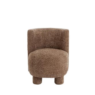 Light & Living Silla Marr&oacute;n De Madera C&aacute;lida Light & Living Kamova