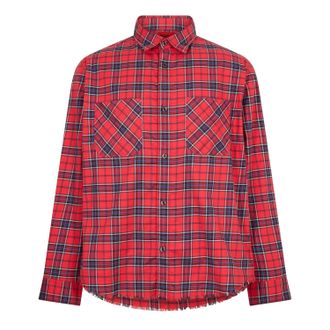 HUGO BOSS Hugo Heren Geruite Oxford Shirt (Roze)