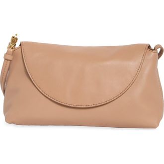 Vince Lyla Leather Convertible Wallet on a String in Pecan at Nordstrom Rack