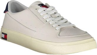 Tommy Hilfiger Leather Low-Top Sneaker - White