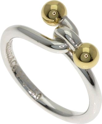 Tiffany & Co. Yellow Gold (18K) Silver Band Ring (Pre-Owned)