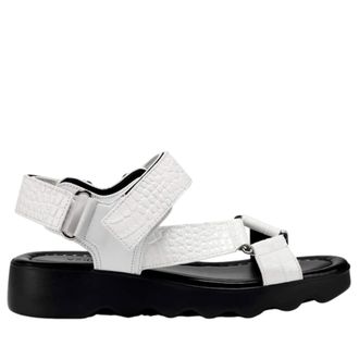 Aerosoles Wave White Croco WAVE-WHTCROCO Womens