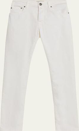 Jacob Cohen Mens Denim Slim-Straight Leg Five-Pocket Pants