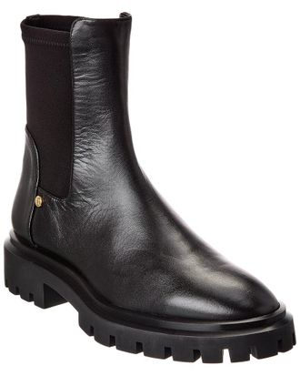 Stuart Weitzman Ultra Lug City Leather Bootie