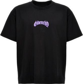 Givenchy Black Logo Print T-shirt
