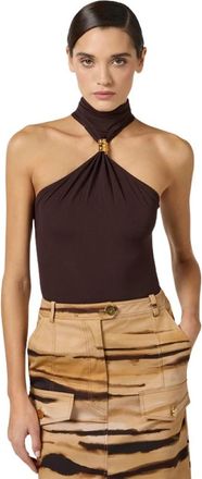 Elisabetta Franchi Sleeveless Tops - Dames - Tops zonder mouwen - Bruin - XS - Tops