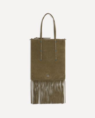 Pinko Suede Shoulder Bag Female UNI