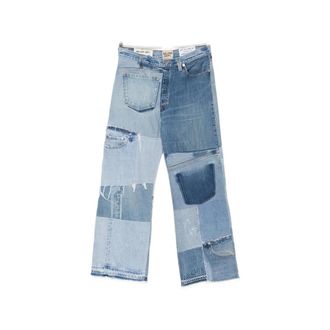 Gallery Dept. Wide Jeans, male, Blue, Size: W32 Composition Pant