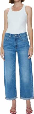 Pistola Denim Donny Rolled Hem Boyfriend Jeans In Heartfelt