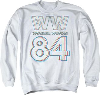 Gildan Wonder Woman 84 3d Hype Logo Adult Crewneck Sweatshirt