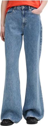 Karl Lagerfeld Flare Fit Jeans - Dames - Flared Jeans - Blauw - W30 L30 - Jeans