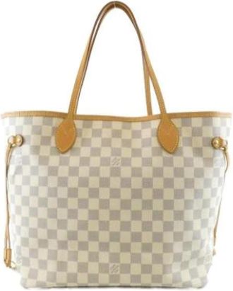 Louis Vuitton Pre-owned Vintage Canvas Tote - Dames - Vintage Shopper - Wit - ONE Size - Vintage
