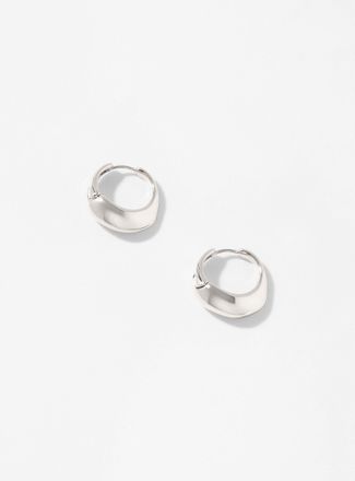 Pilgrim Womens Organic shape Hoop Earrings Exclusive Simons x Pilgrim collection