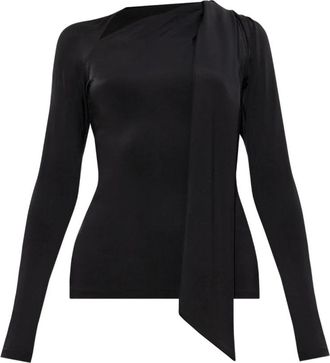 Victoria Beckham Tops, Dames, Zwart, XS, Top ML Slash