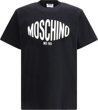 Moschino Zwarte Katoenen T-Shirt
