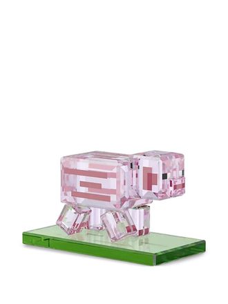 Swarovski Minecraft Pig ornament - Pink