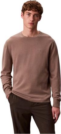 Calvin Klein Hombre, Jerseys, Marr&oacute;n, Talla: L