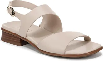 Naturalizer Brie Sandal in Ivory Mist Leather at Nordstrom, Size 7.5
