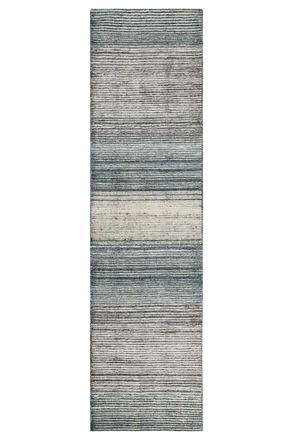 Wecon Home Alfombra tejida a mano con rayas 80x230