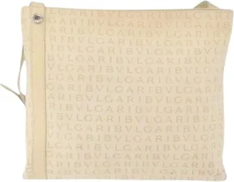 Bulgari Pre-owned Cross Body Bags, female, Beige, Size: ONE SIZE Pre-owned Vintage Shoulder Bag