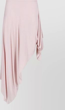 Maison Margiela asymmetric draped skirt shorts elastic waistband
