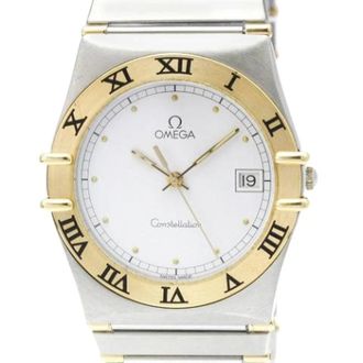 Omega Pre-owned Constellation 396.1070 Polshorloge - Heren - Pre-owned - Wit - Maat: ONE Size