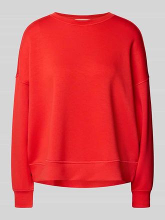 Moss Copenhagen Sweatshirt mit &uuml;berschnittenen Schultern Modell Dalvina Ima Q in Rot, Gr&ouml;&szlig;e S/M
