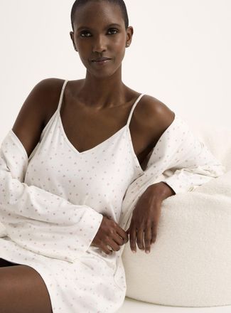 Miiyu Womens Velvety captivating print nightie