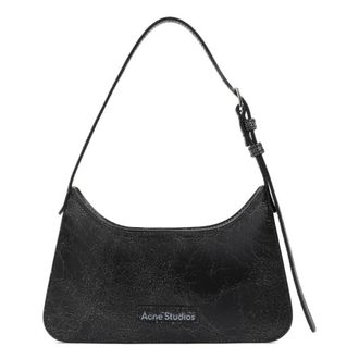 Acne Studios Platt Micro Crackled Leather Shoulder Bag