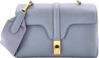 Celine Soft 16 Bag Grainy Calfskin Teen shoulder bag - Blue