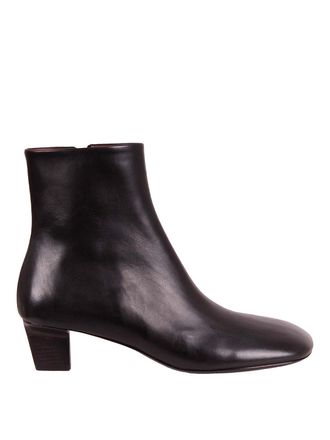 Mars&egrave;ll Leather Ankle Boots with Back Zip
