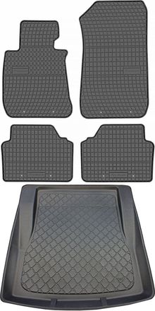 OEM Juego De Alfombrillas De Goma Para Coche Y Alfombrilla Para Maletero Para Bmw Serie 3 E90 Sed&aacute;n (03.2005-12.2011)