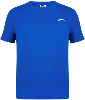 Slazenger Mens Plain T-Shirt Royal Blue XXL