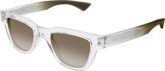 Saint Laurent SL 789 JACQUES 004 Womens Sunglasses Clear Size 47 - Free RX Lenses - Free RX Lenses