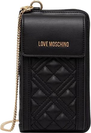 Love Moschino Portefeuilles & Kaarthouders - Dames - Portefeuilles - Zwart - ONE Size - Leer - Accessoires