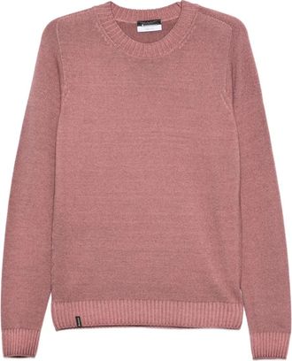 Arovescio Maglione girocollo - Rosa