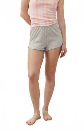 American Vintage Ruzo Drawstring Shorts In Light Grey