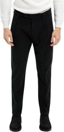 Berwich Uomo, Pantaloni, Nero, S, new