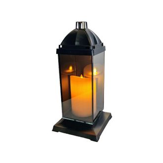 OEM L&aacute;mpara Cuadrada Grande, Cl&aacute;sica, Stopsol, Cristal Dorado / 1 Pieza