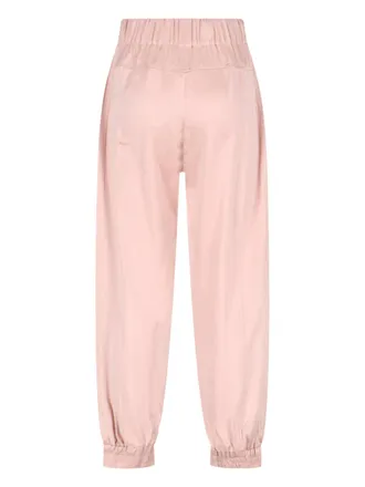 SA SU PHI Womens Trousers Pink Silk