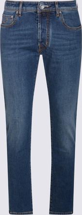Jacob Cohen Blue Cotton Jeans