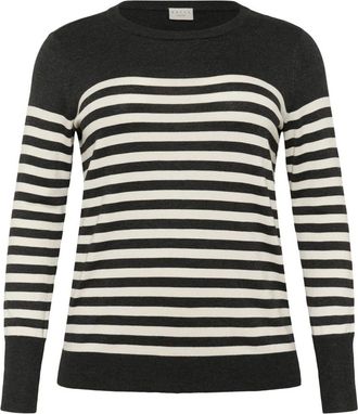 Kaffe Curve Maglia a girocollo - - Knitwear - Donna - Multicolore - XL