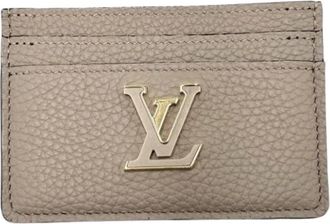 Louis Vuitton Tweedehands leren portemonnees - Dames - Vintage Accessoires - Beige - ONE Size - Vintage
