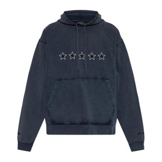 Balenciaga Heren, Sweatshirts & Hoodies, Blauw, Maat: L Katoen